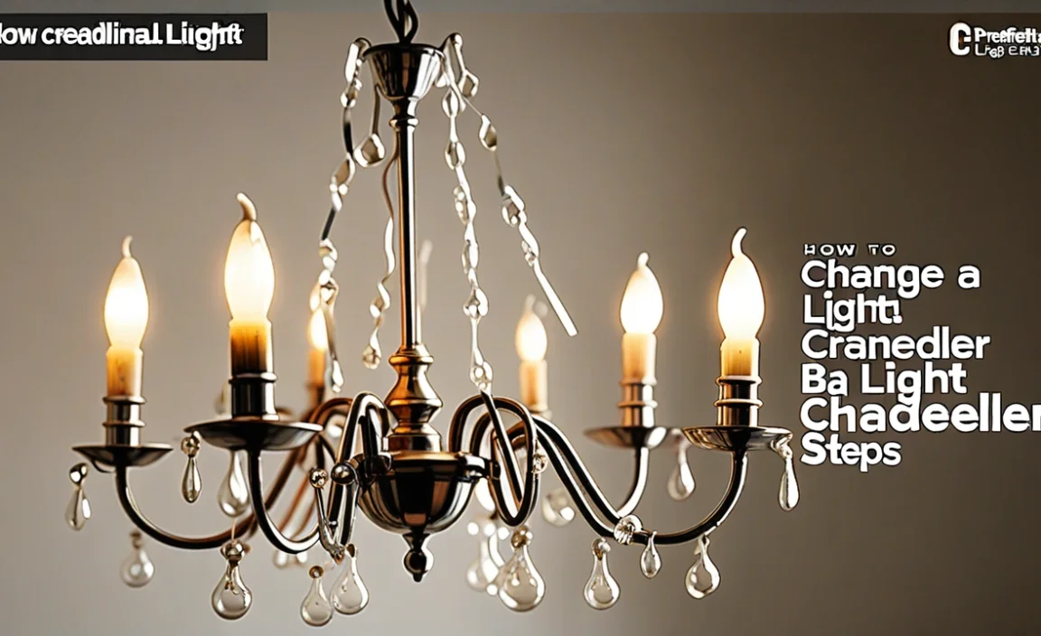 How To Change A Chandelier Light Bulb: Simple Steps