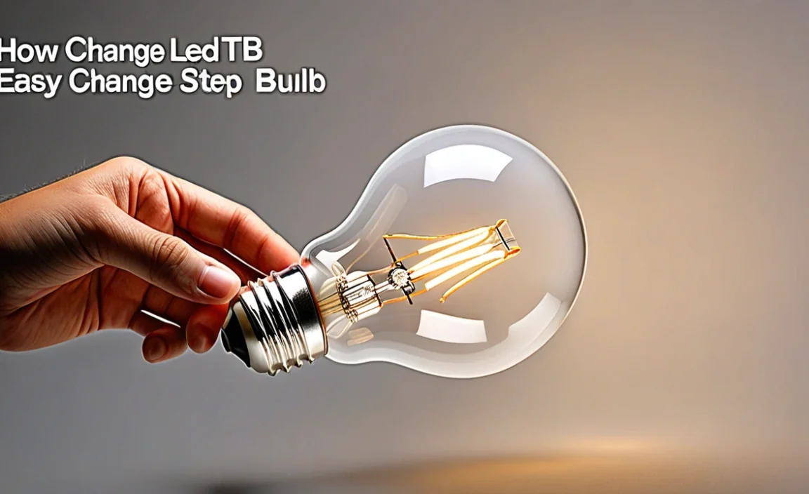 How To Change Led Light Bulb: Easy Step-By-Step Guide