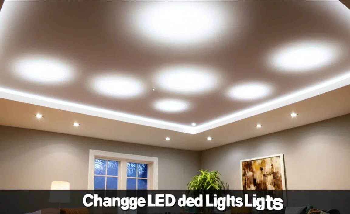 How To Change Led Lights In Ceiling: A Simple Guide