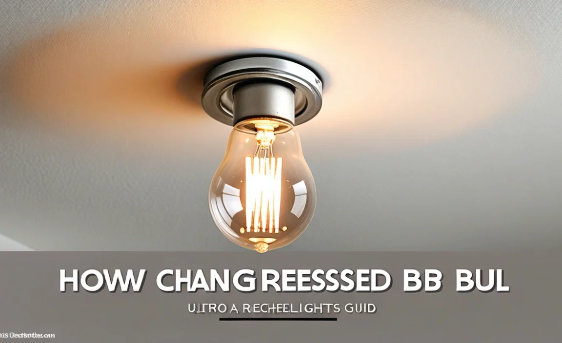 How To Change Recessed Light Bulb: Easy Step-By-Step Guide