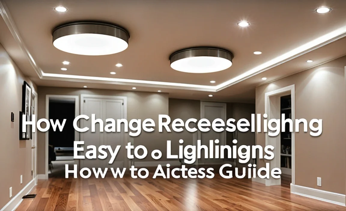 How To Change Recessed Lighting: Easy Step-By-Step Guide