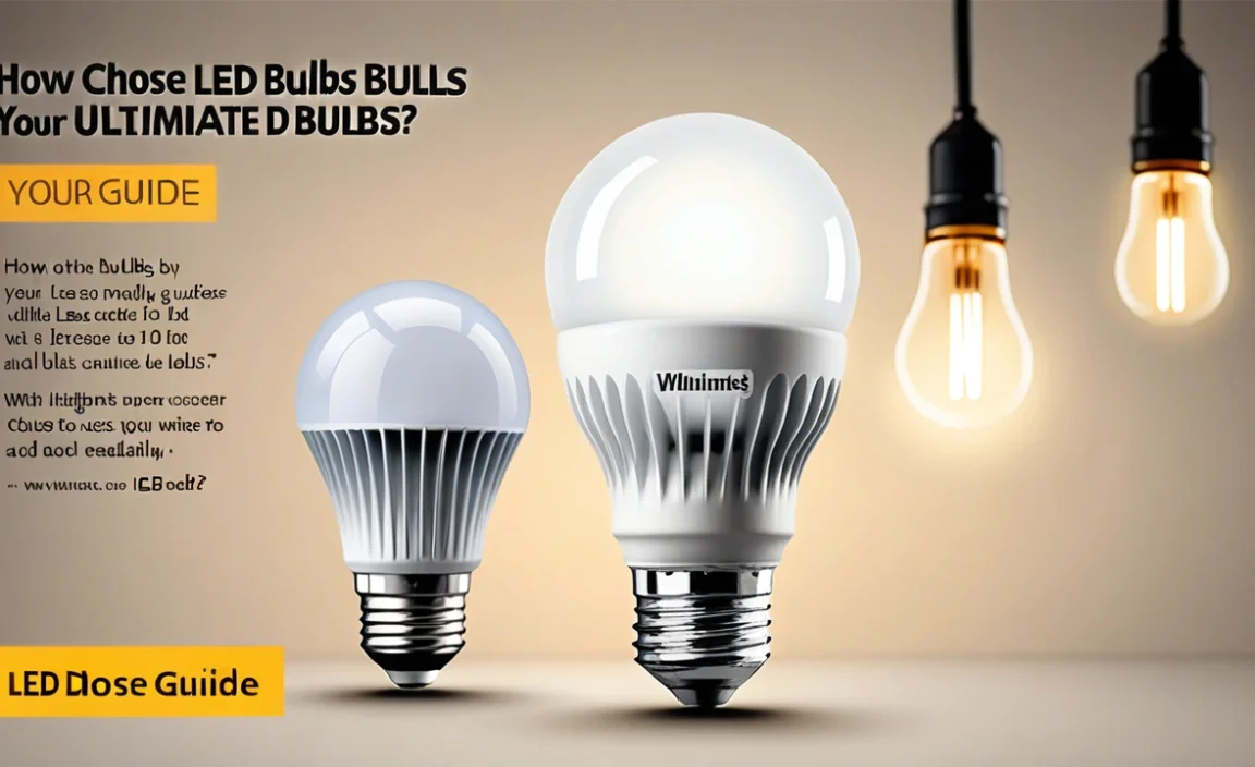 How To Choose Led Bulbs: Your Ultimate Guide Today!