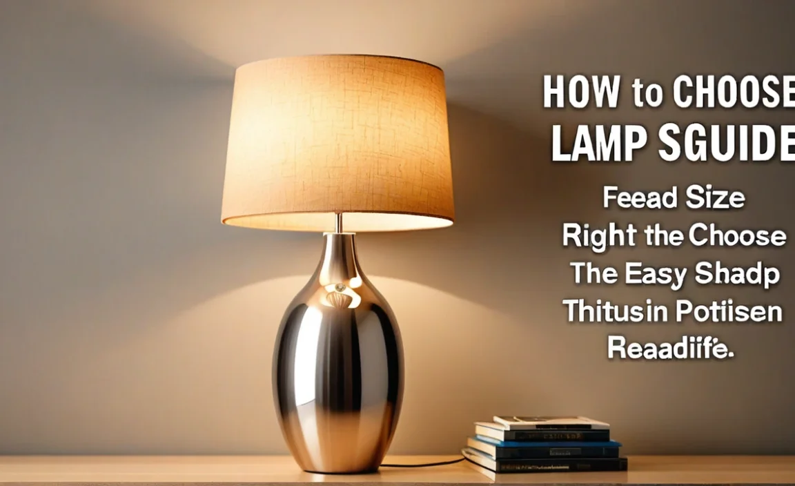 How To Choose The Right Size Lamp Shade: Easy Guide