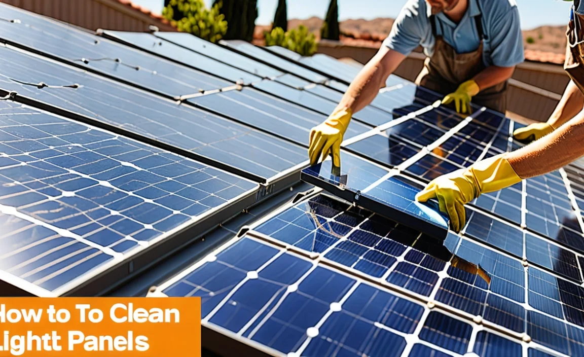 How To Clean Solar Light Panels: Easy Steps Guide