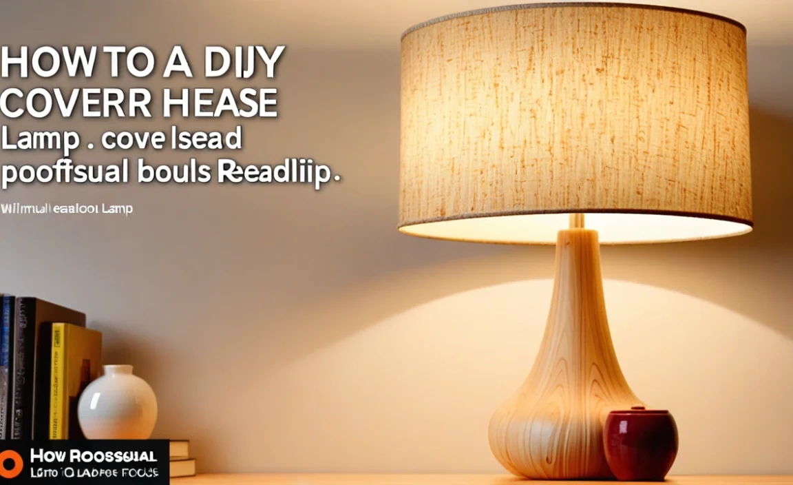 How To Cover A Lamp Shade: Simple Diy Ideas
