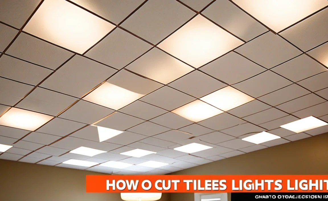 How To Cut Ceiling Tiles For Lights: Easy Diy Guide