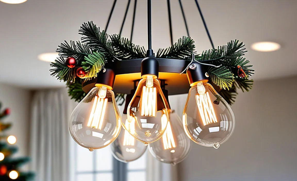 How To Decorate Light Fixture For Christmas: Easy Tips!