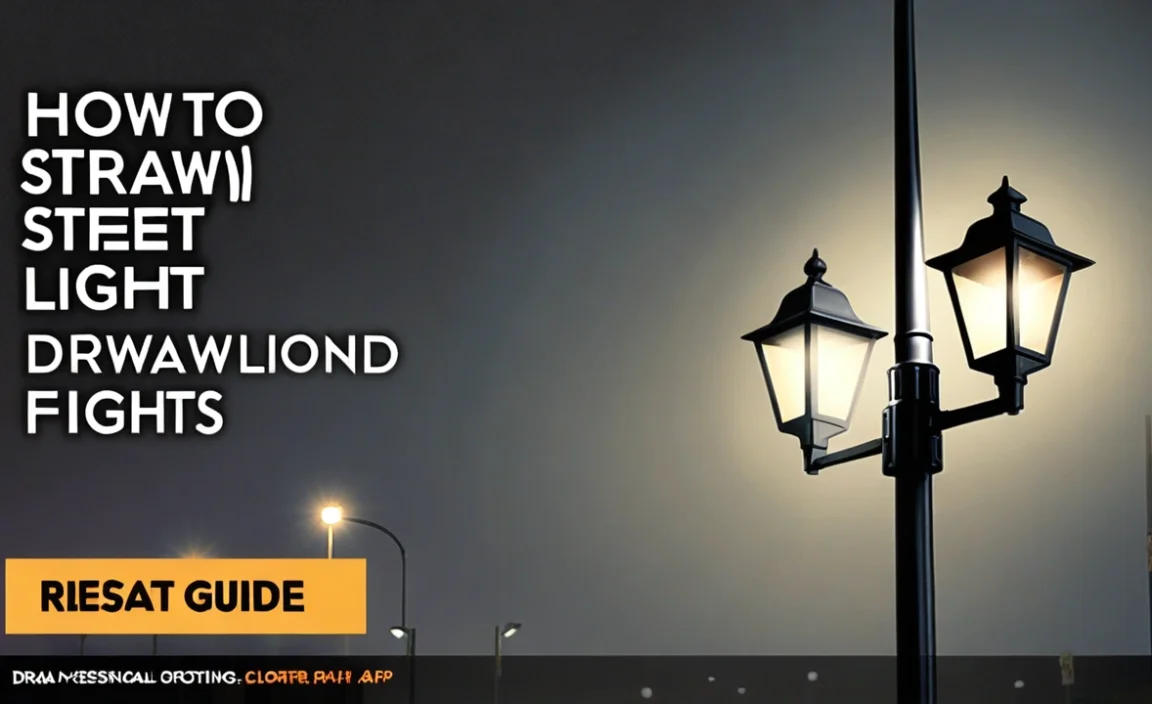 How To Draw Street Light: Easy Step-By-Step Guide