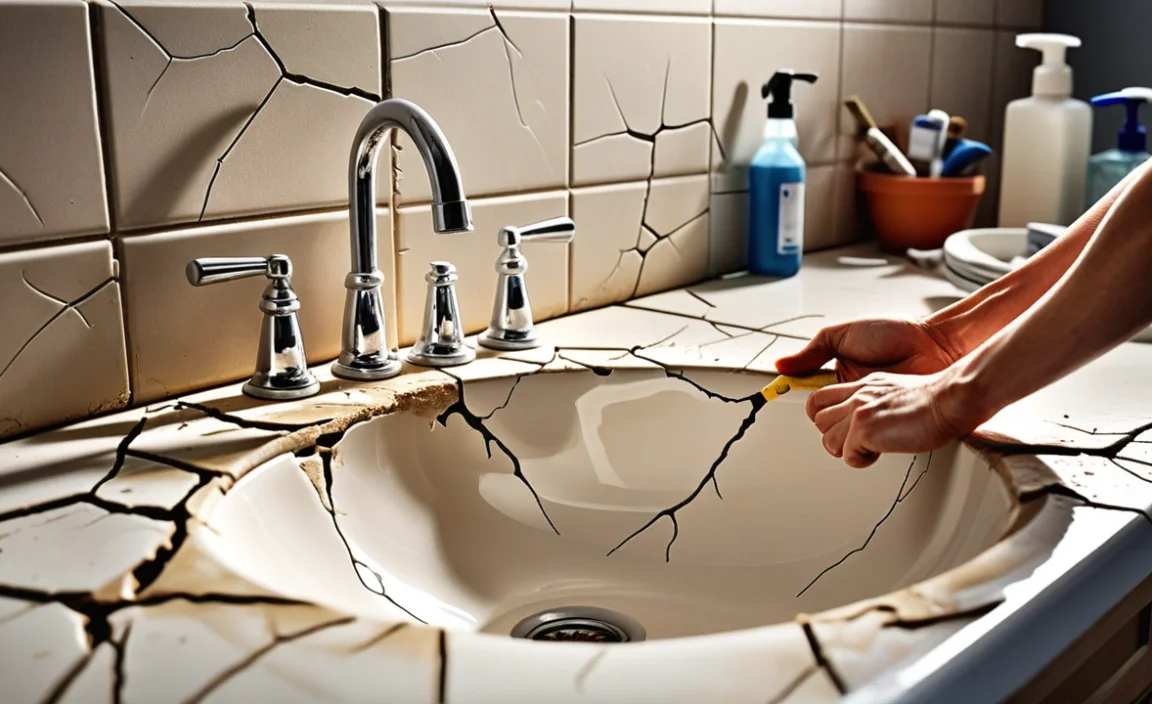 How To Fix A Cracked Sink Basin: Easy Step-By-Step Guide