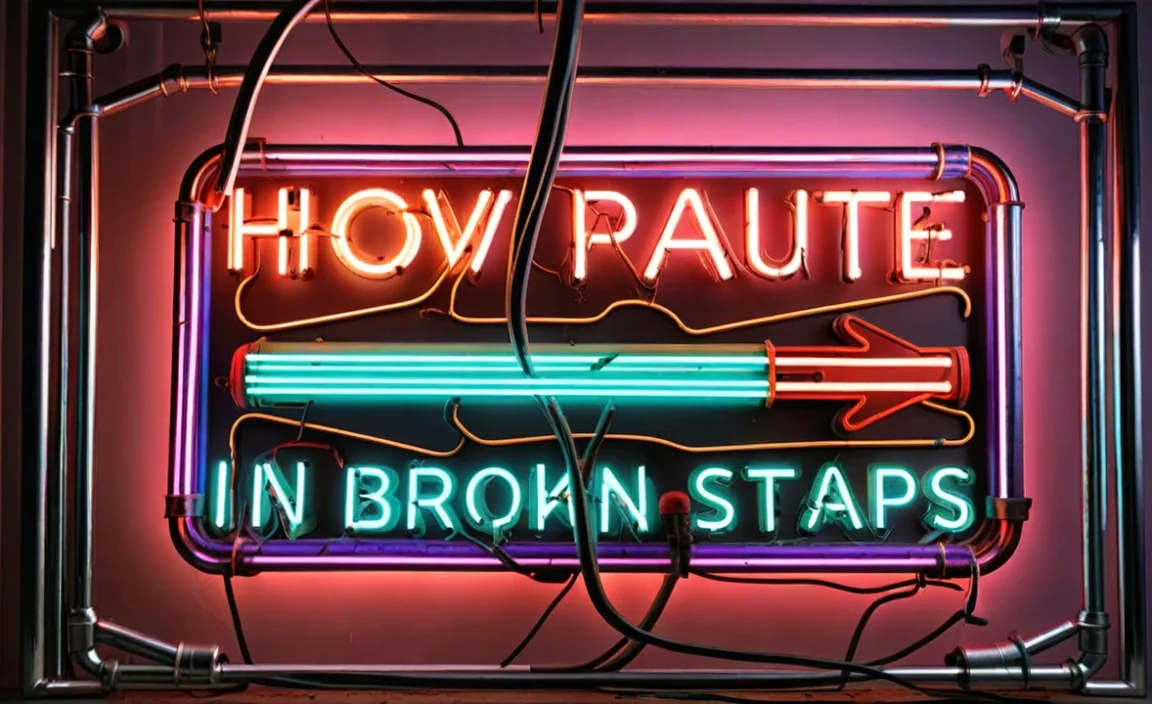 How To Fix A Neon Sign With Broken Tube: Simple Steps