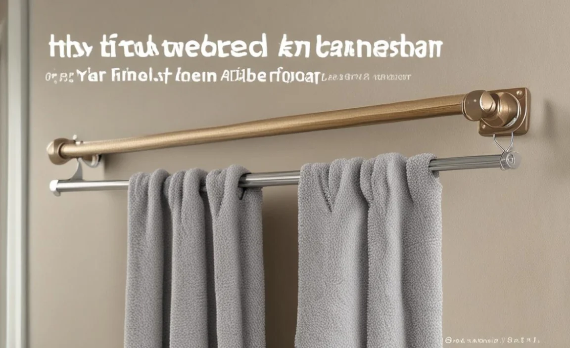 How to Fix Towel Bar: Easy DIY Fixes!