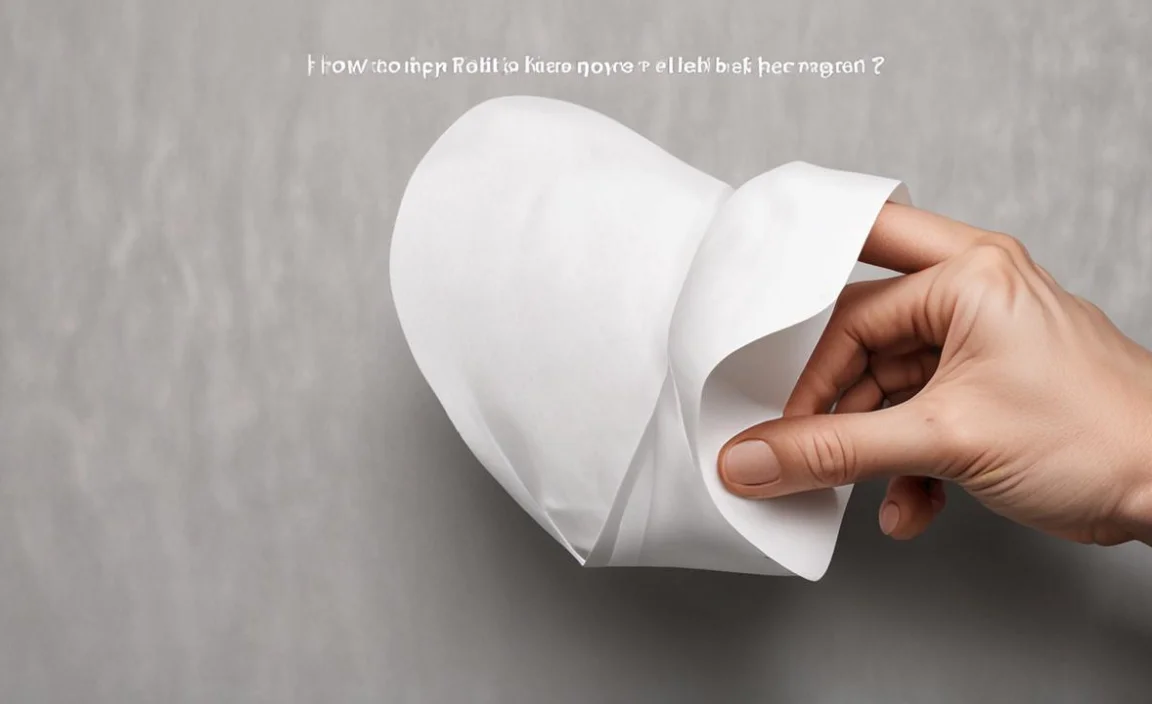 How To Fold Toilet Paper Into A Heart: Quick Guide