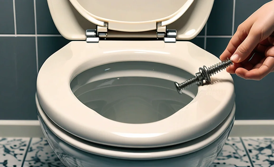 How To Get Toilet Seat Screws Out: Easy Step-By-Step Guide