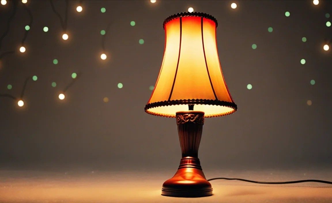 How to Incorporate the Leg Lamp Night Light into Holiday Decor