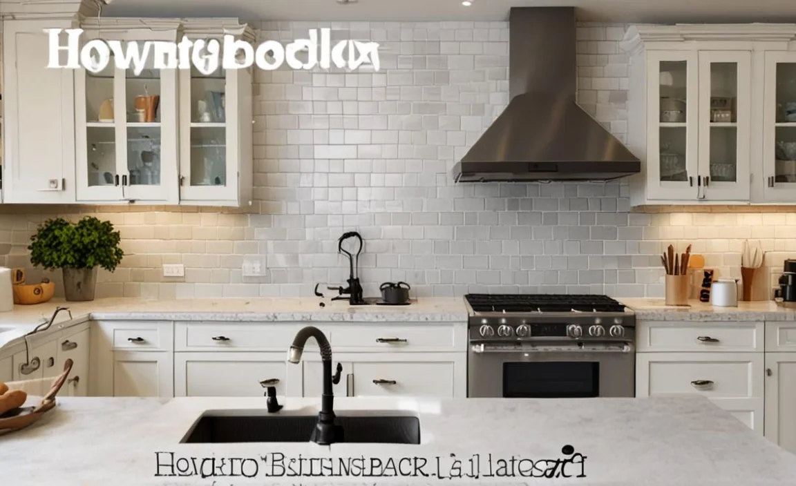 How To Install A Backsplash Like A Pro – A Beginner’s Guide