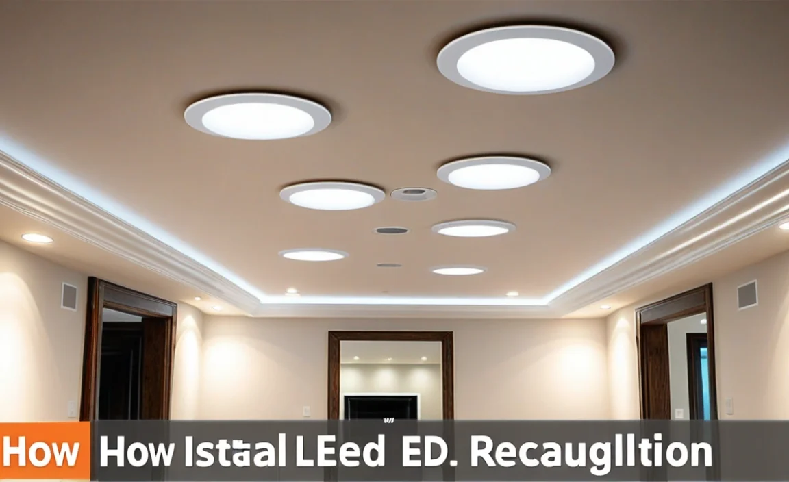 How To Install Led Recessed Lighting In New Construction
