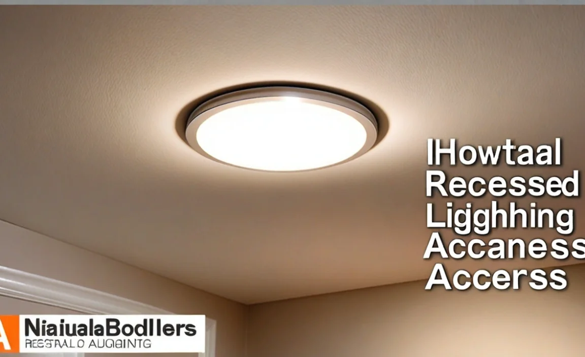 How To Install Recessed Lighting Without Attic Access