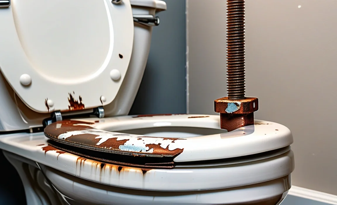 How To Loosen A Rusted Bolt On A Toilet Seat Easily