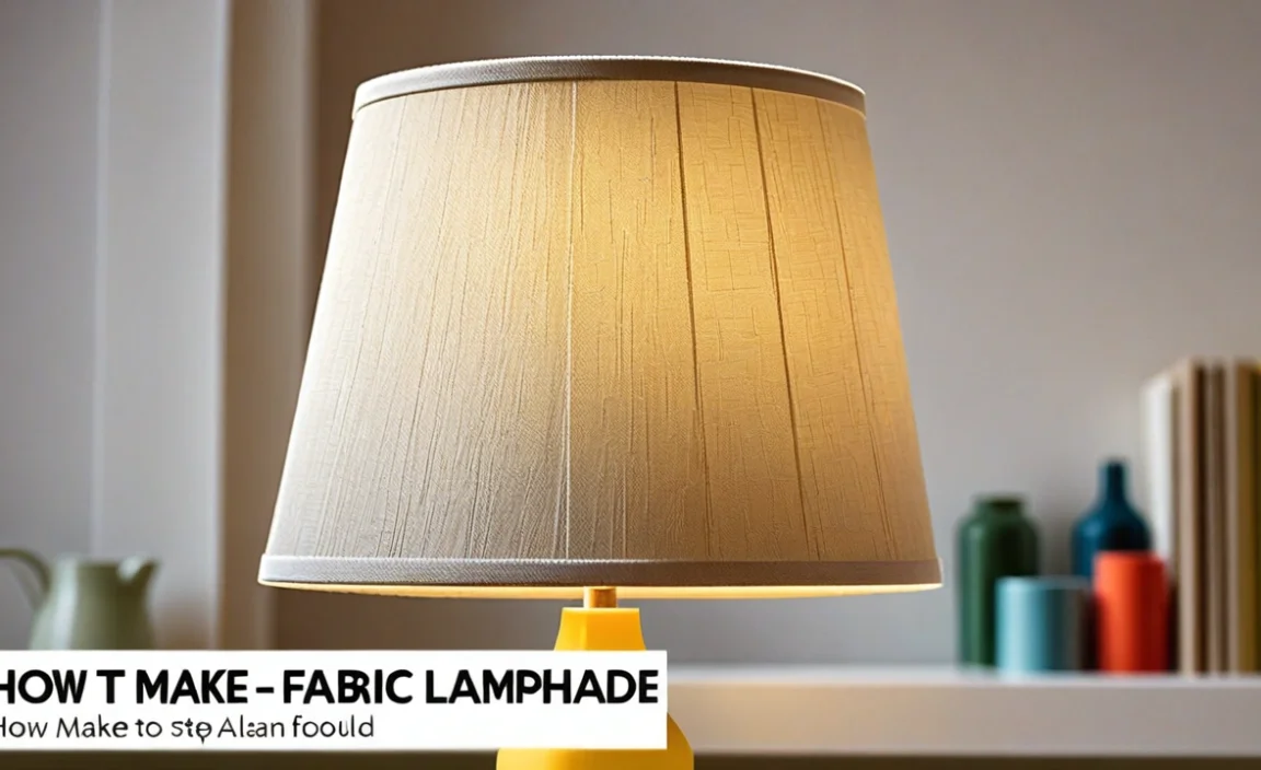 How To Make A Fabric Lampshade: A Step-By-Step Guide