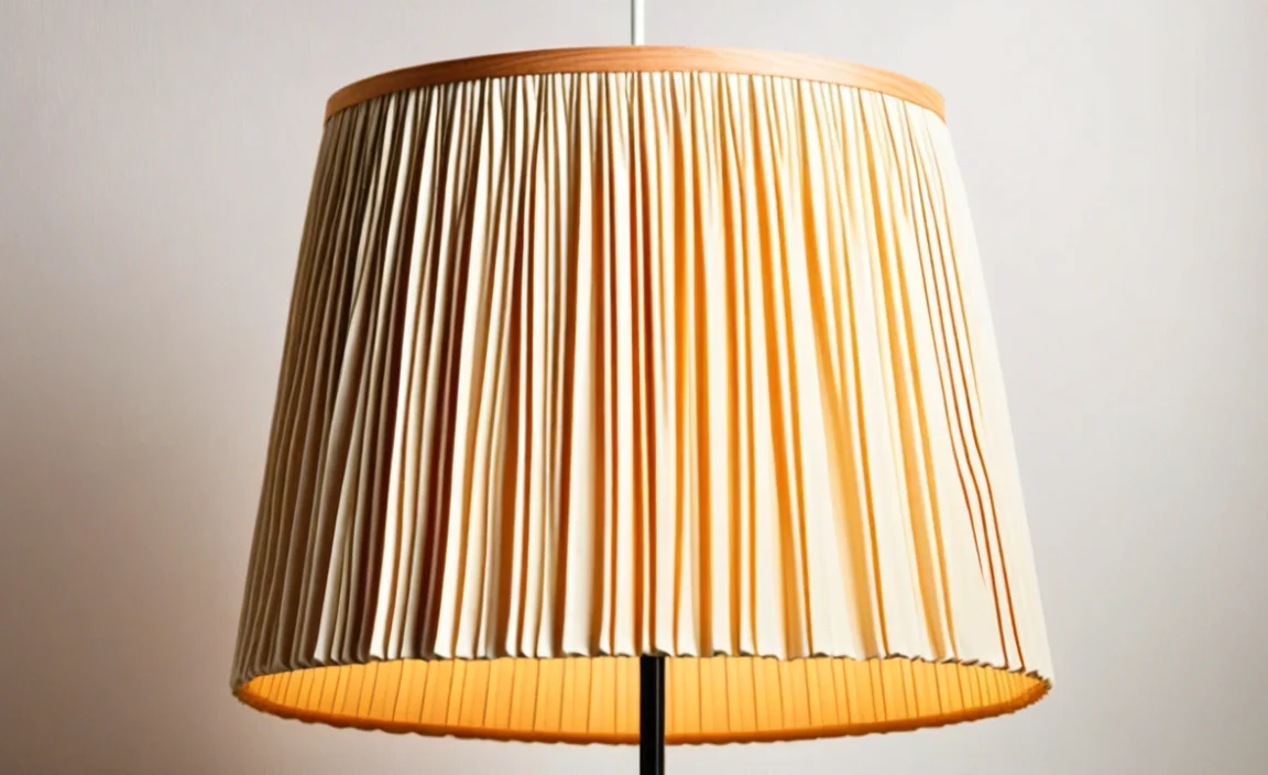 How To Make A Pleated Lampshade: Easy Diy Guide