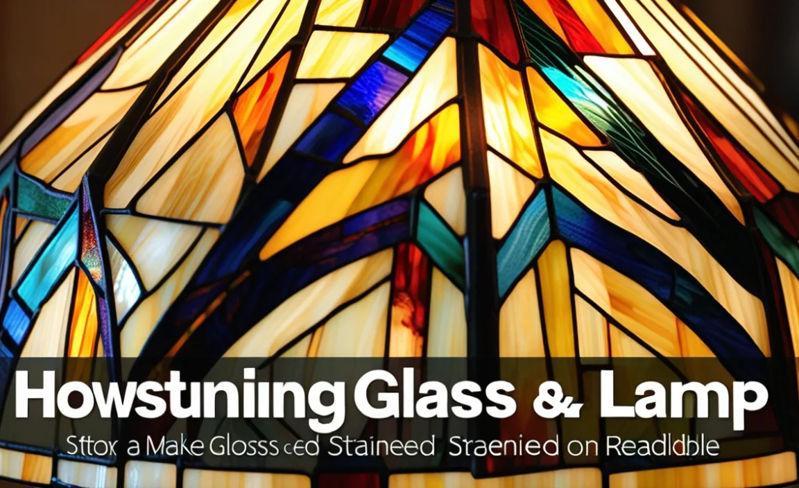 How To Make A Stunning Stained Glass Lamp Shade