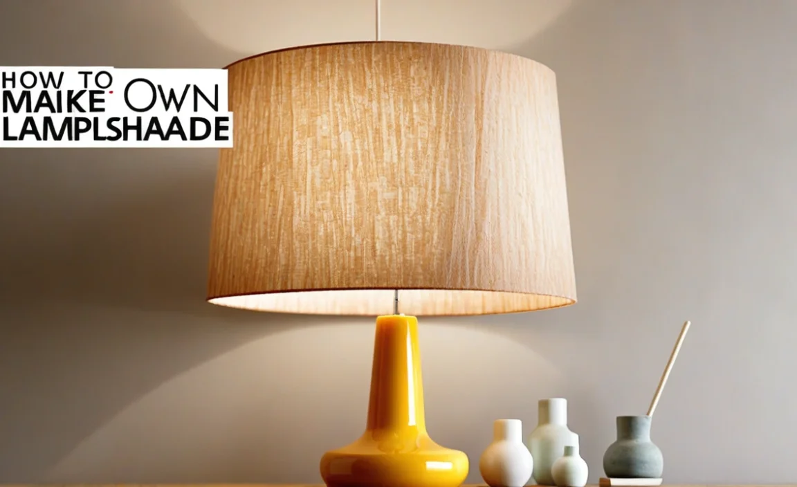 How To Make Your Own Lampshade: A Diy Guide