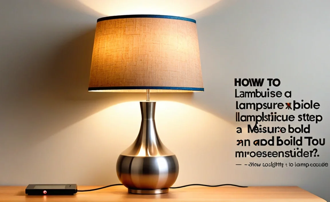 How To Measure A Lampshade: A Step-By-Step Guide