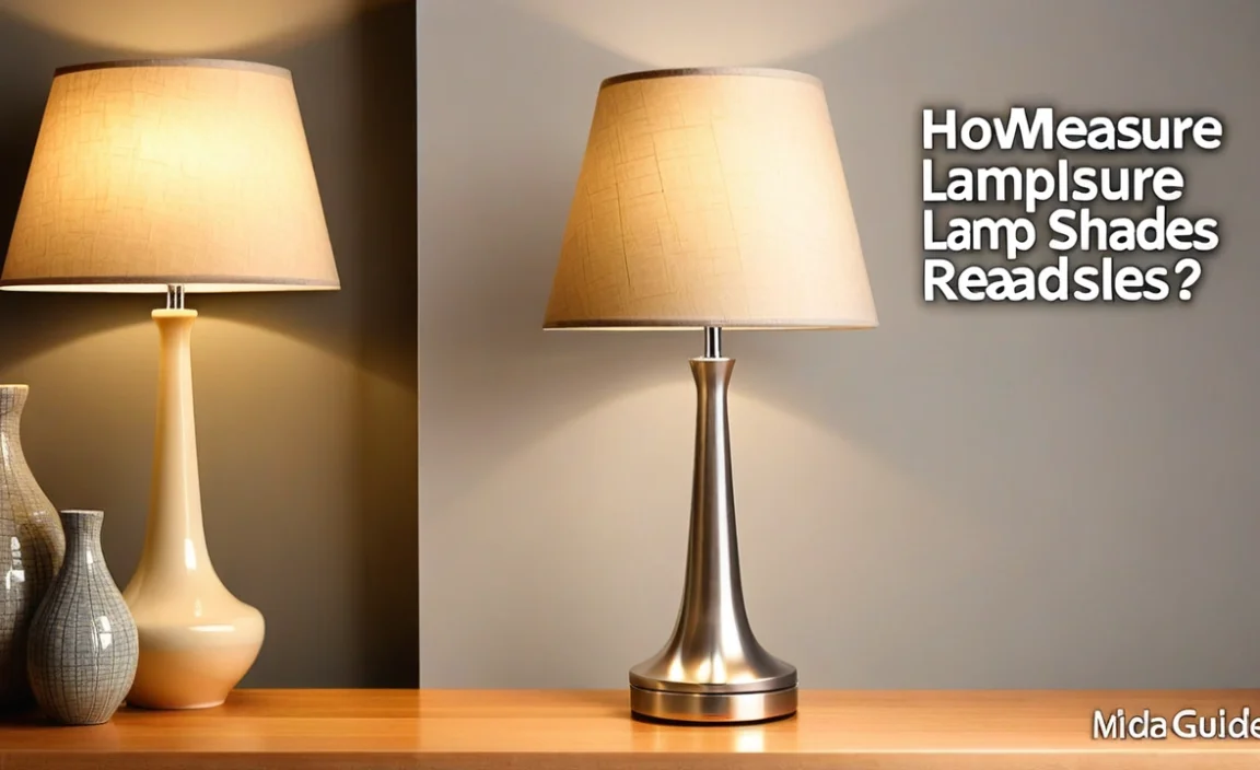 How To Measure Lamp Shades: A Simple Diy Guide