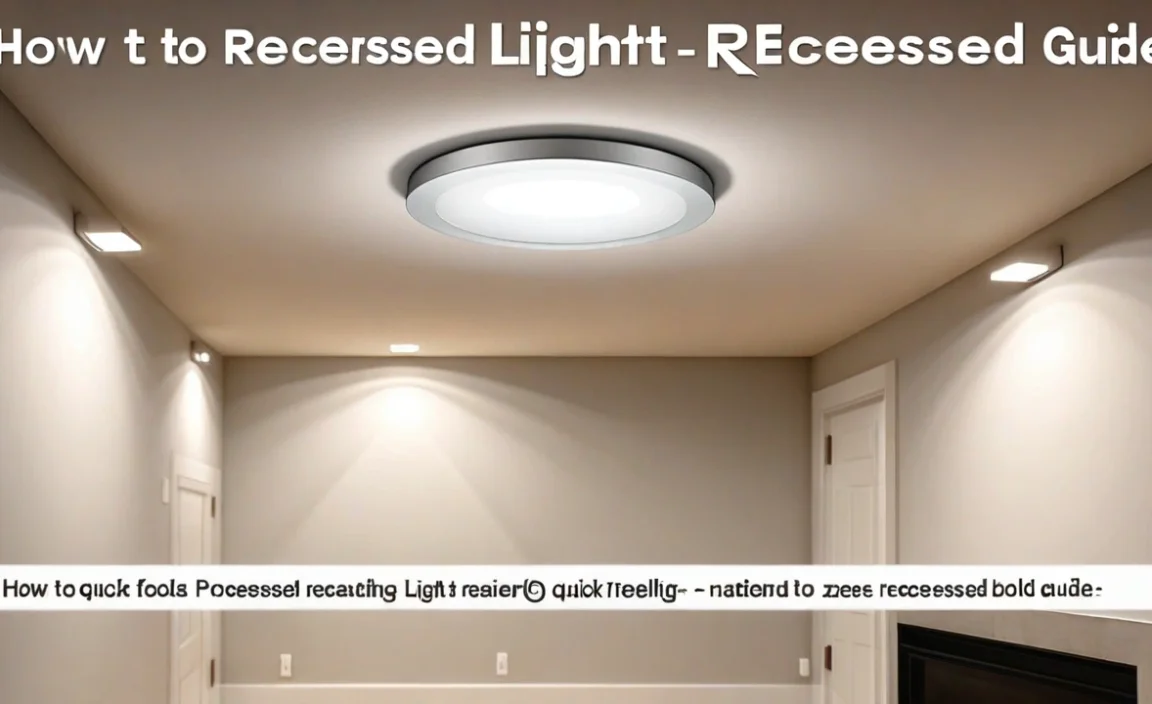 How To Measure Recessed Light Size: A Quick Guide