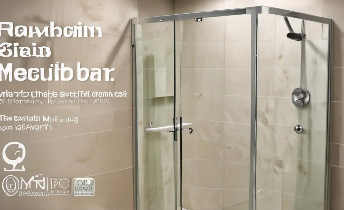 How to Mount Grab Bar on Fiberglass Shower Enclosure: Easy!