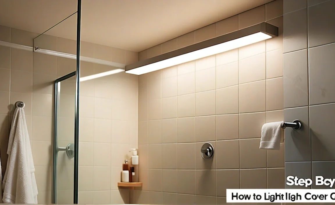 How To Open Bathroom Light Cover: Step-By-Step Guide