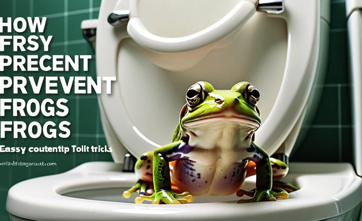 How To Prevent Frogs In Toilet: Easy Tips & Tricks!