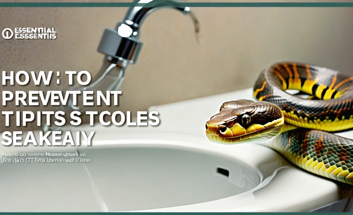 How To Prevent Snakes In Toilets: Essential Tips