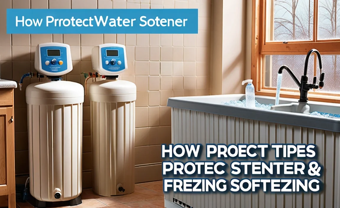 How To Protect Water Softener From Freezing: Top Tips!