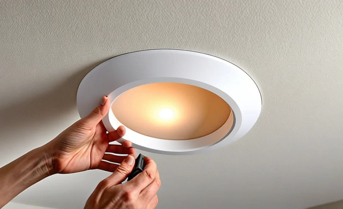 How To Remove A Recessed Light Cover: Easy Step-By-Step
