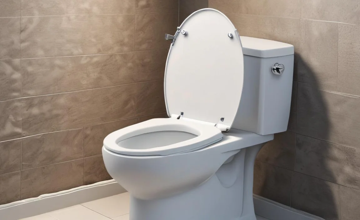 How To Remove Bemis Toilet Seat With Metal Hinges Easily