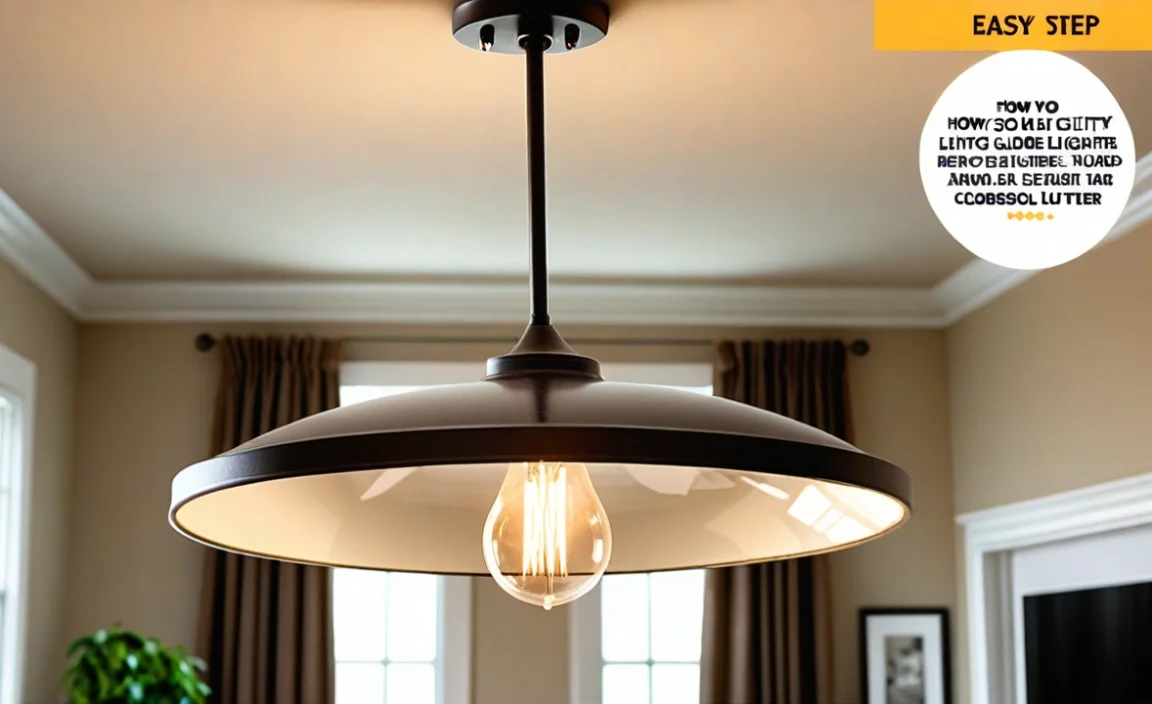 How To Remove Globe Light Fixture: Easy Step-By-Step Guide