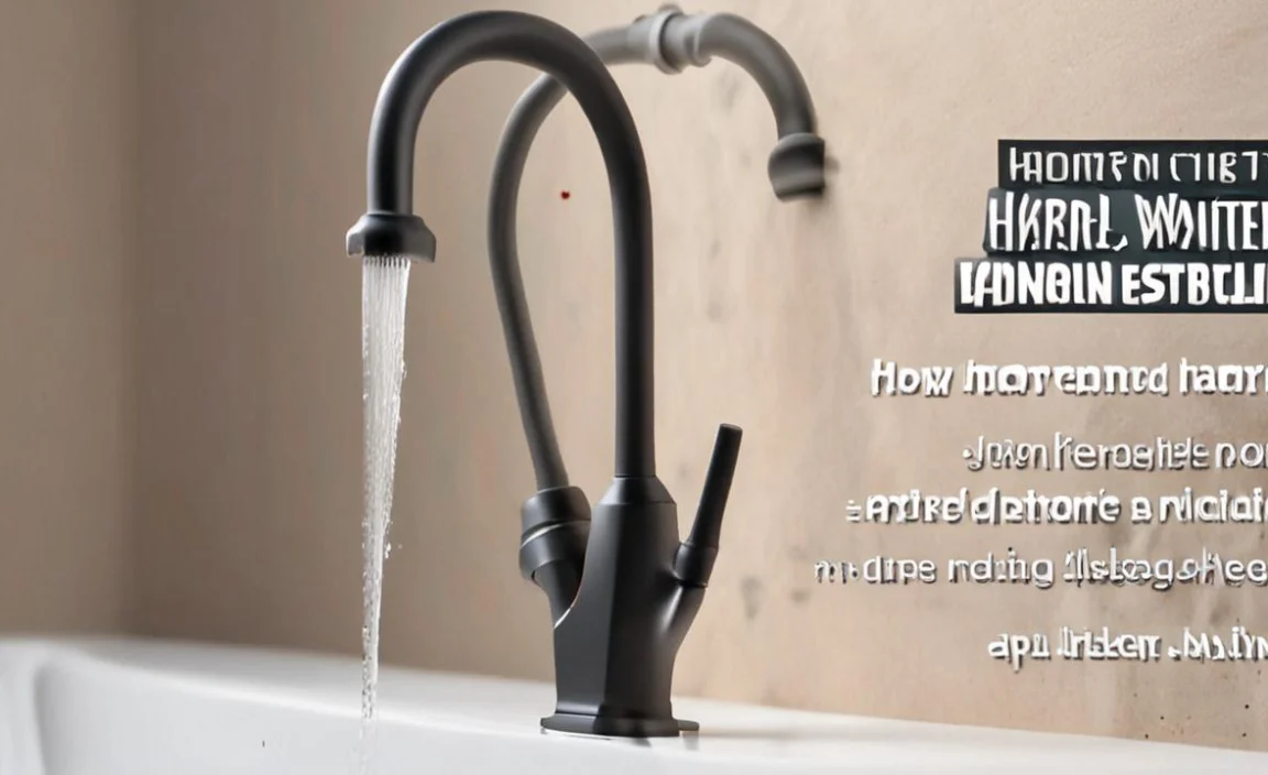 How To Remove Hard Water From Faucet: Easy Step-By-Step Tips