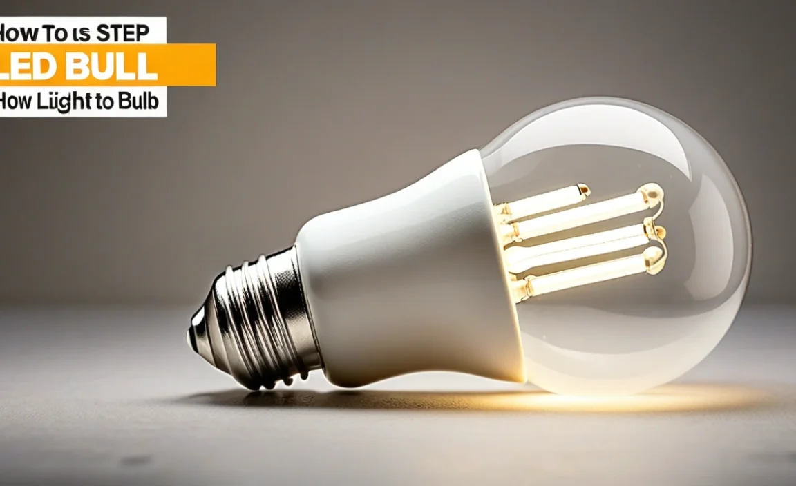How To Replace A Led Light Bulb: Simple Step-By-Step Guide