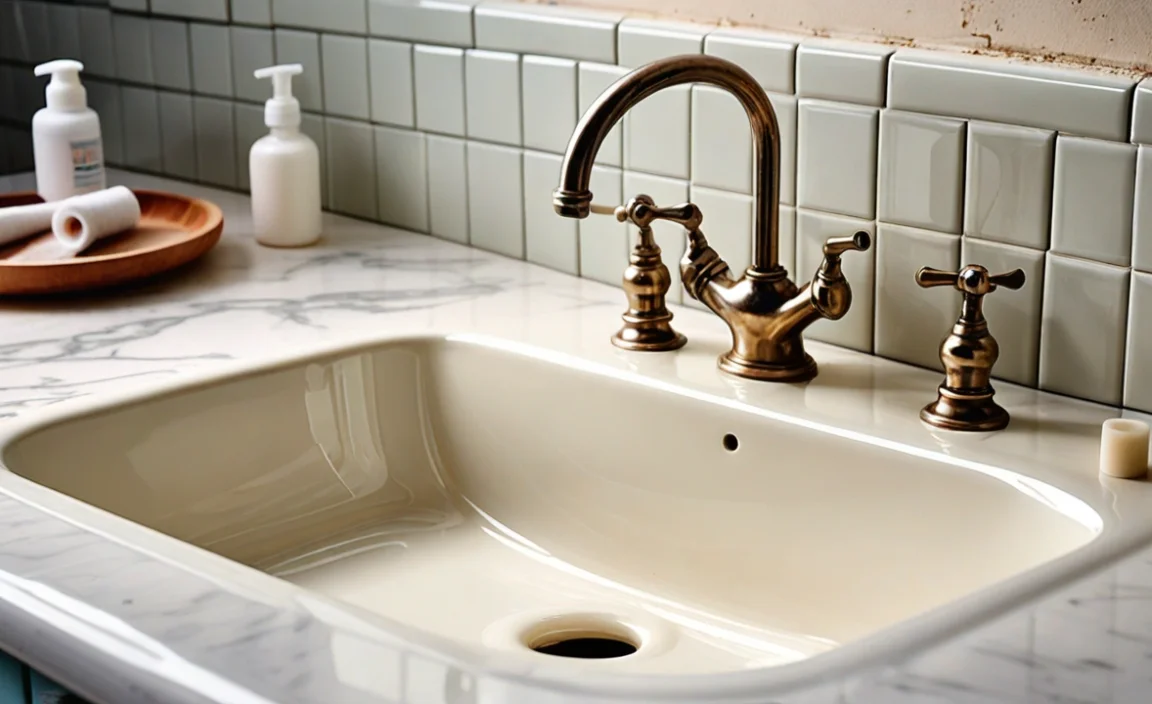How To Resurface A Porcelain Sink: Easy Step-By-Step Guide