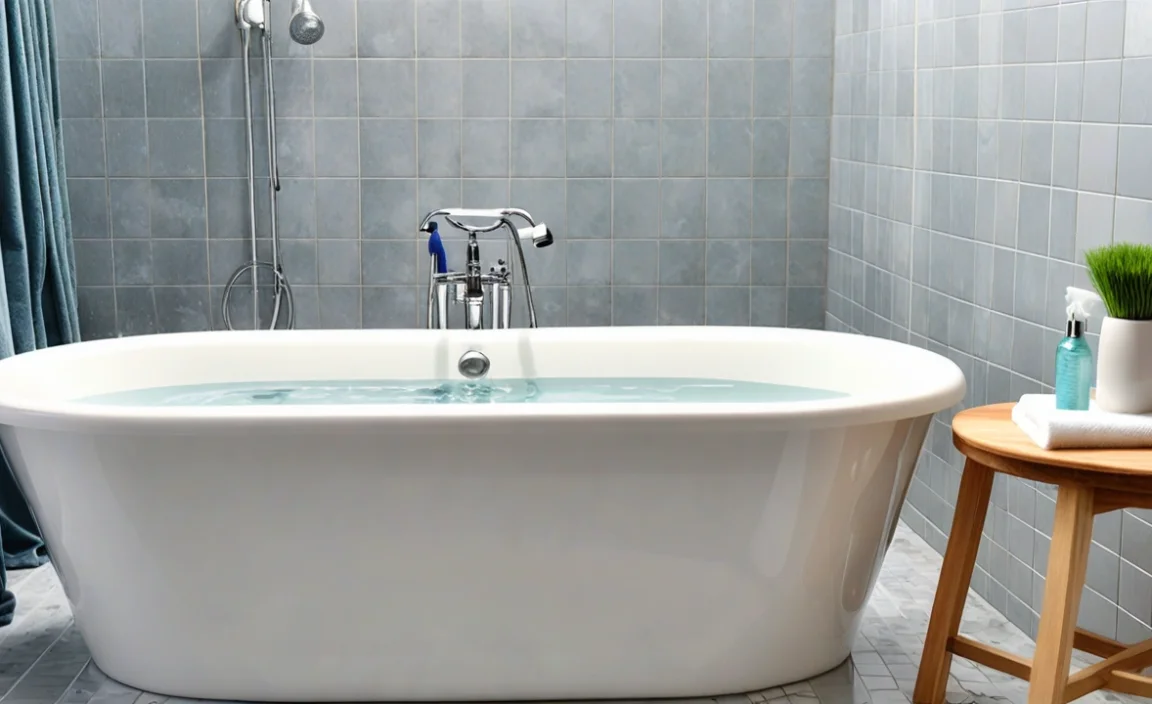 How To Sanitize Bathtub: Tips For A Sparkling Clean!