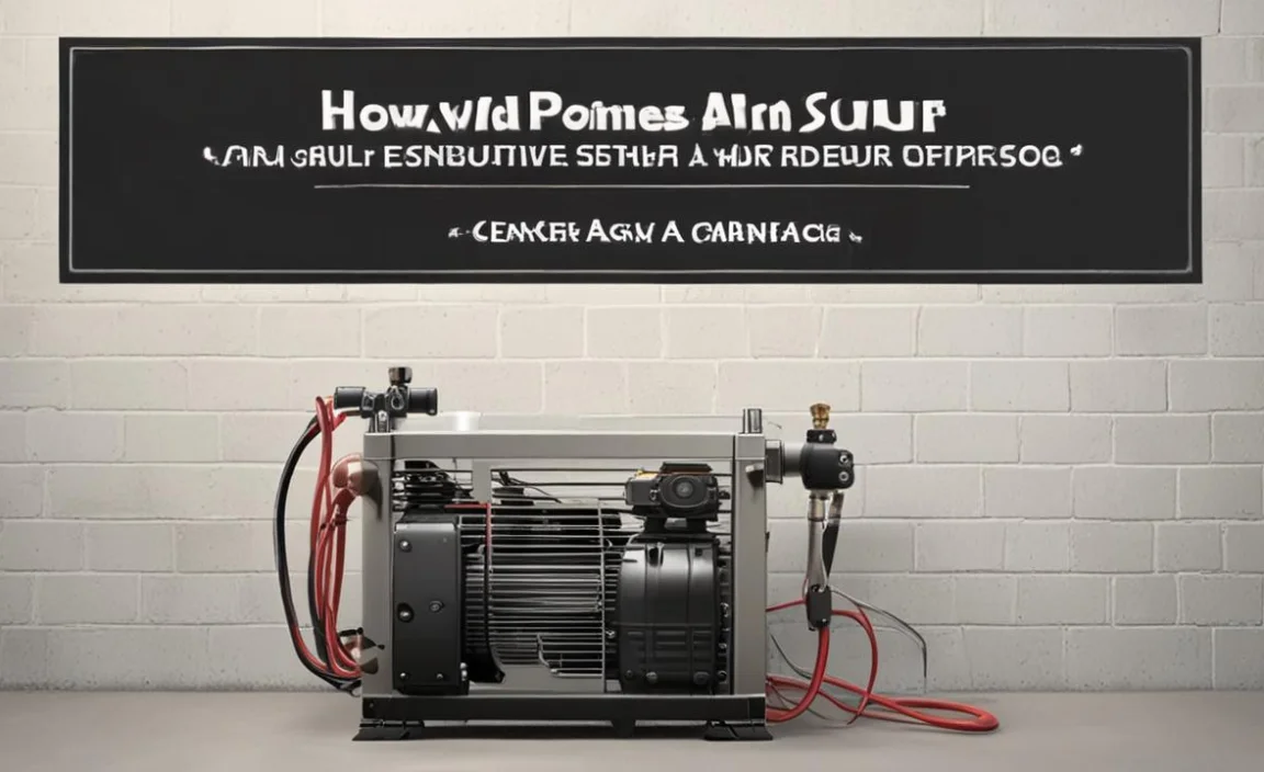 How To Set Up Wall Mounted Air Compressor For Garage – A Beginner Guide