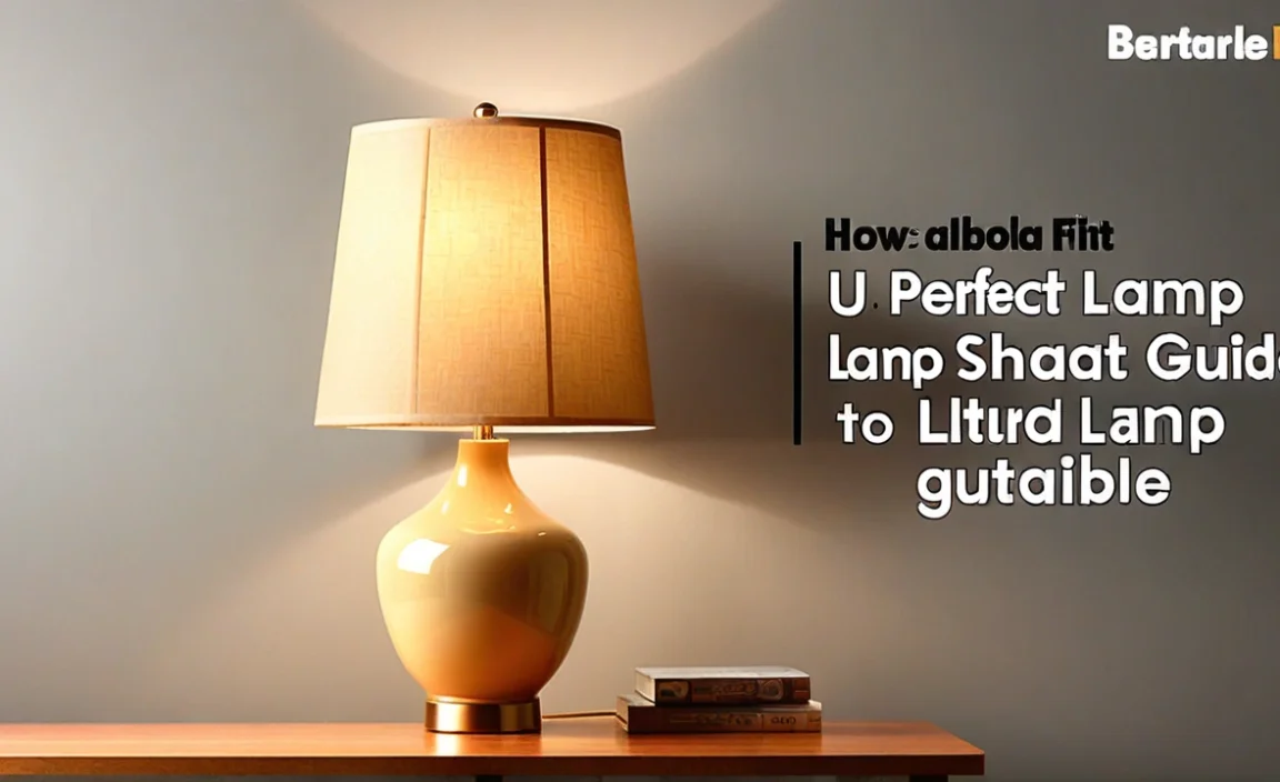 How To Size A Lamp Shade: Perfect Fit Guide Explained!