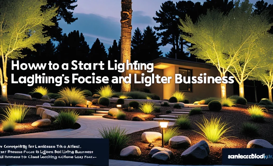 How To Start A Landscape Lighting Business: A Complete Guide