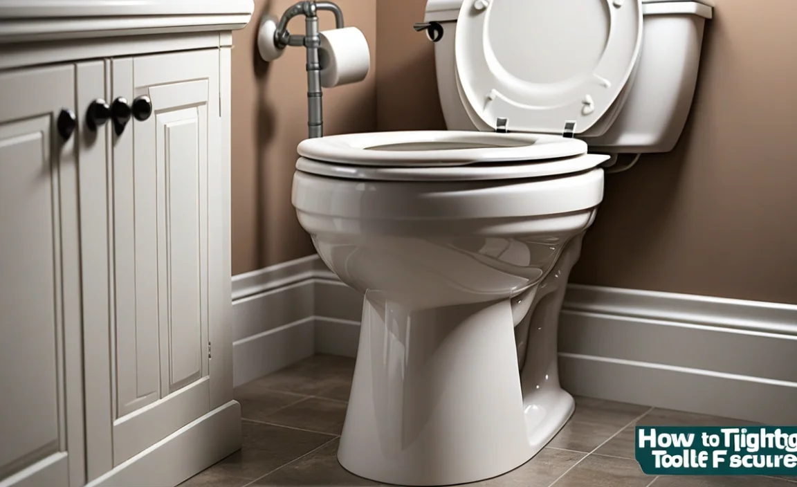 How To Tighten A Toilet: Easy Steps For A Secure Fit