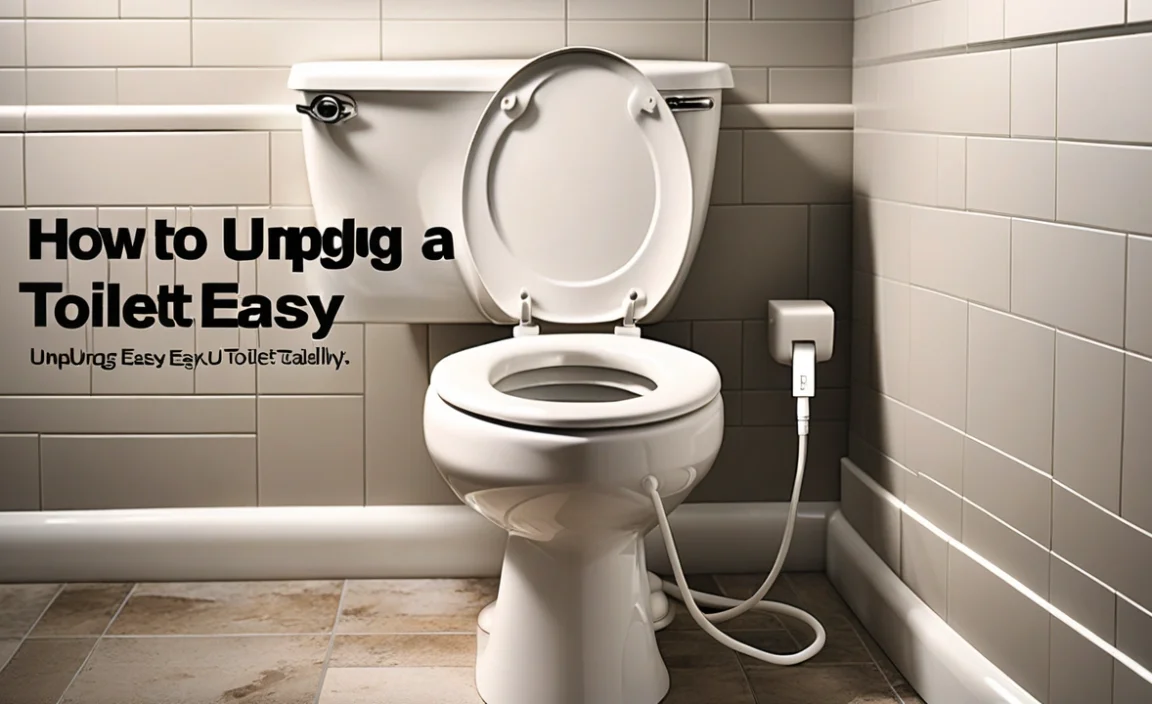 How To Unplug A Toilet: Quick And Easy Solutions!