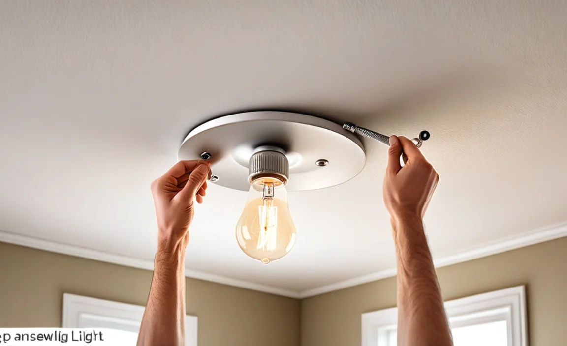 How To Unscrew Ceiling Light: Easy Step-By-Step Guide