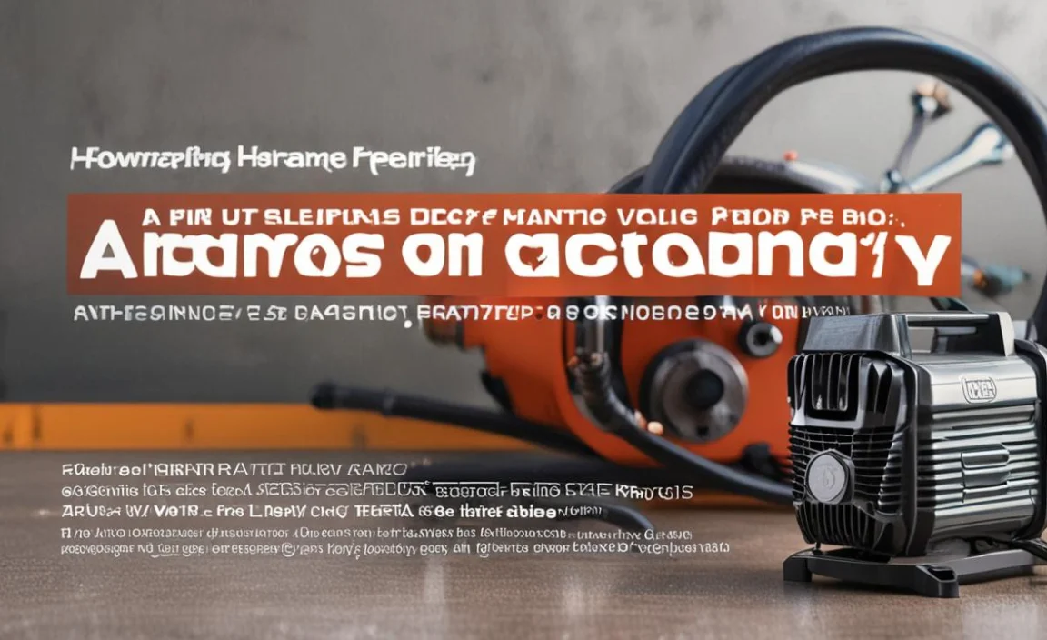 How To Use An Air Compressor For Automotive Repairs – The Ultimate Guide