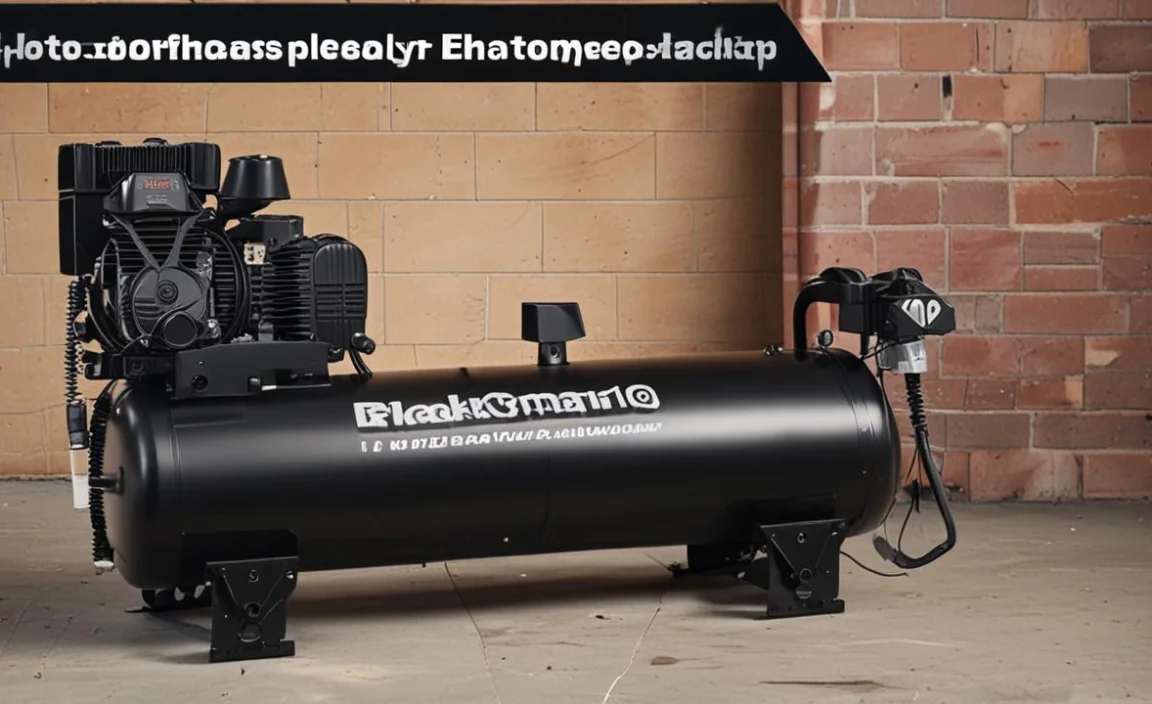 How To Use Black Max Air Compressor 5hp