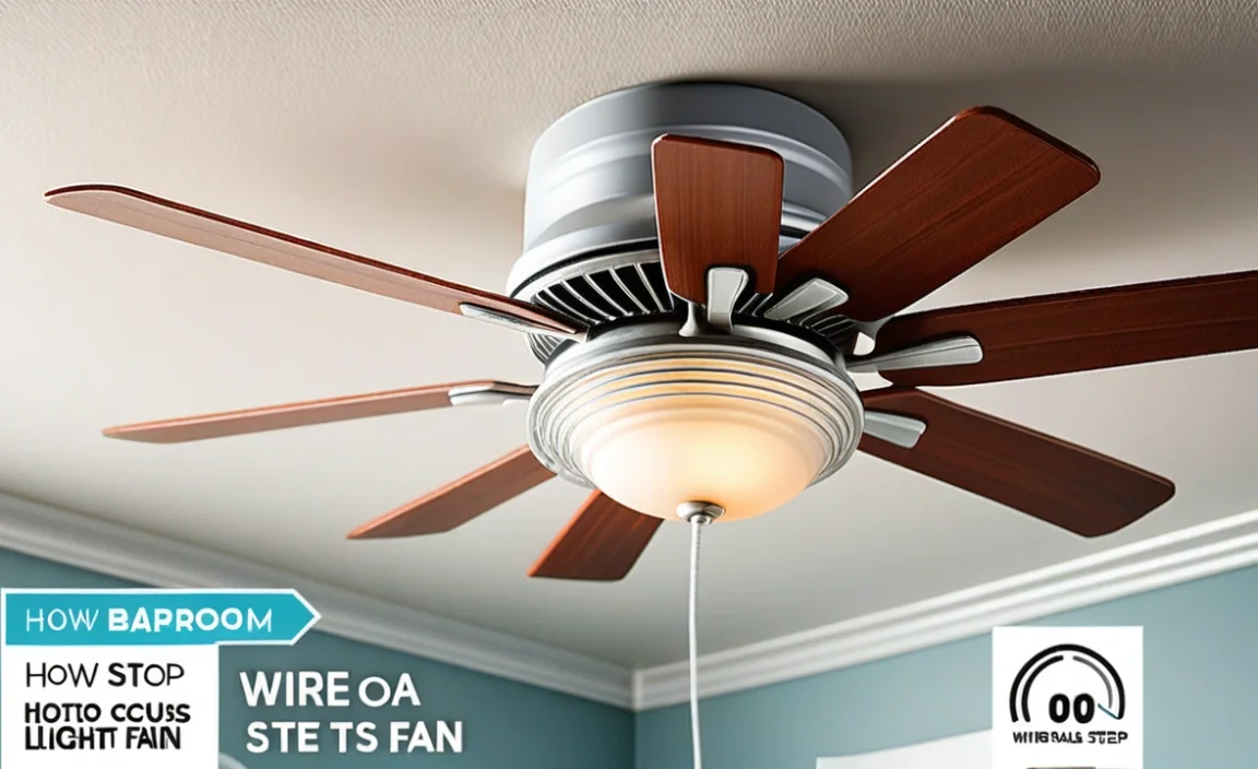 How To Wire A Bathroom Fan And Light: Your Step-By-Step Guide